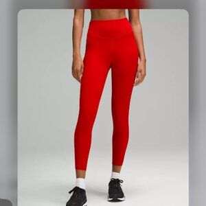 Red Lululemon Leggings